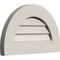 Ekena Millwork Half Round Gable Vent Primed, Non-Functional, Pine Gable Vent w/ Decorative Face Frame, 16"W x 8"H GVWHR16X0802SDPPI - alternate 2
